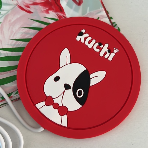 USB Kuchy Coaster French Bull Dog Coaster Mug Heater Mug Pad Mug Warmer Pets - Picture 2 of 5